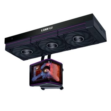 Lian Li HydroShift II OLED Curved 360 P28 Black - Waterkoeler