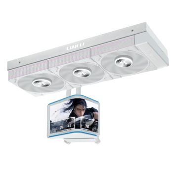 Lian Li HydroShift II OLED Curved 360 P28 White - Waterkoeler