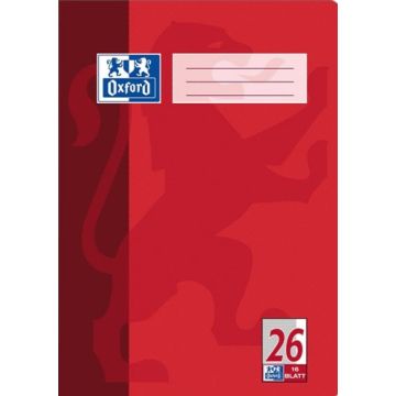 Oxford Schulheft A4 16 Pag. kariert met Rand R 15Stk
