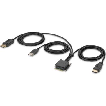Belkin Secure Modular HDMI and DP Dual Head Host Cable - Video  audio  datakabel