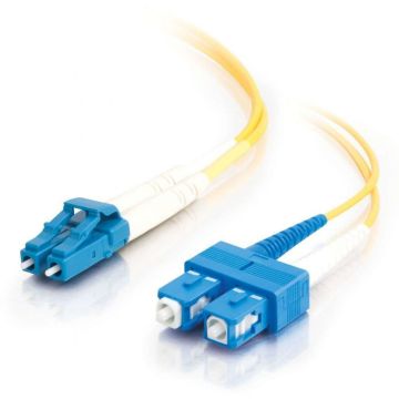 C2G LC-SC 9125 OS1 Duplex Singlemode PVC Fiber Optic Cable (LSZH) - Verbindingskabel