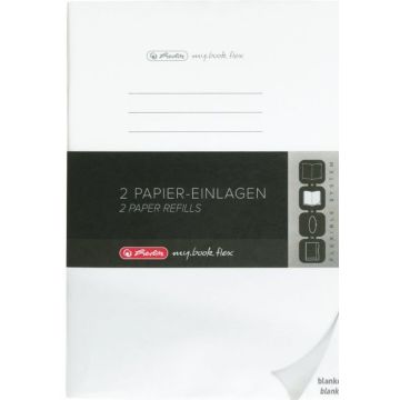 Herlitz Refill flex A5 2x40 Pag. blanko FSC Mix