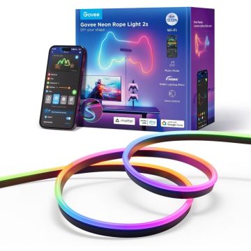 Govee Neon Rope Light 2s Black - LED-strip