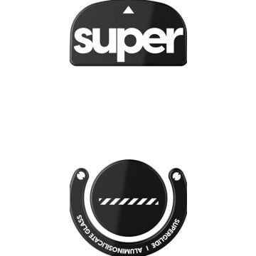 Superglide Version 2 Glass Skates for Logitech G Pro X Superlight Black - Muisvoeten