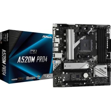 ASROCK A520M PRO4 - Moederbord