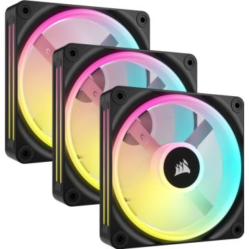 CORSAIR iCUE LINK QX120 RGB PWM Fans Starter Kit 3-pack - Ventilator