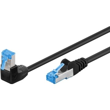 goobay Patch CAT6A S/FTP 90Â°bk 2,00m