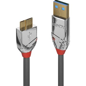 Lindy USB 3.0 Kabel Type A/Micro-B Cromo Line M/M 0.5m