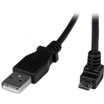 StarTech.com 2 m micro USB-kabel - A-naar micro-B met neerwaartse hoek