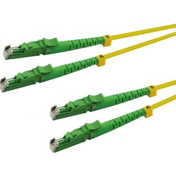 LogiLink LWL Duplex Patchkabel, OS2, 9/125u LSH-LSH, geel 3m