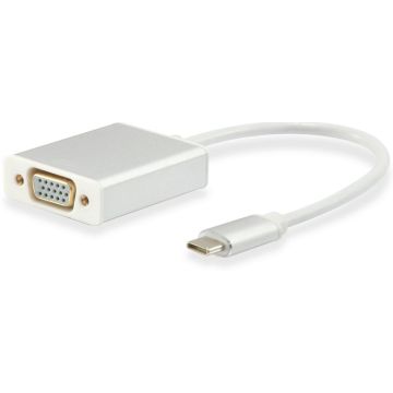 Equip USB Type C stekker auf HD15 VGA Buchse Adapter 0.15m