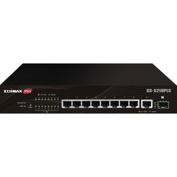 Switch EDIMAX Pro 10x GE GS-5210PLG (POE+)