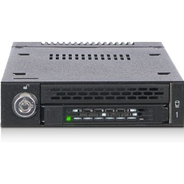 IcyDock 1xM.2 NVMe to 1x3.5"" bay mobiel rack keylock miniSAS