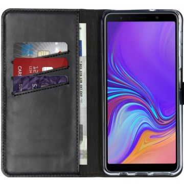 Selencia Echt Lederen Bookcase Samsung Galaxy A7 (2018)