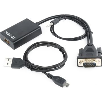 gembird VGA zu HDMI adapter 0,15m