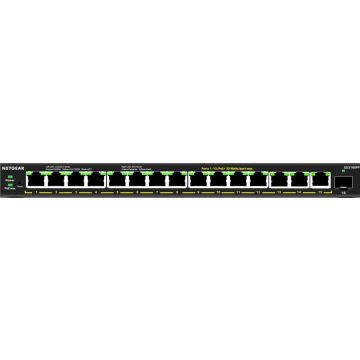 NETGEAR 16-poorts High-Power PoE+ Gigabit Ethernet Plus Switch (231W) met 1 SFP poort (GS316EPP) - Switch