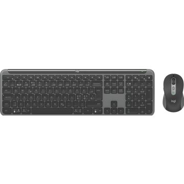 LOGITECH Signature Slim Combo MK950 Keyboard and mouse set wireless Bluetooth 5.1 LE QWERTY graphite (PAN)