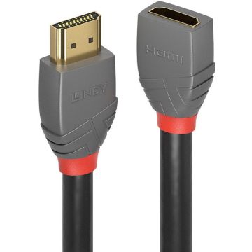 Lindy HDMI 2.0 Verlängerungskabel 2m, Anthra Line