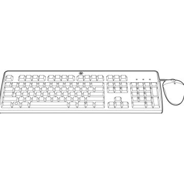 HPE BFR with PVC Free Kit - Toetsenbord en muis set