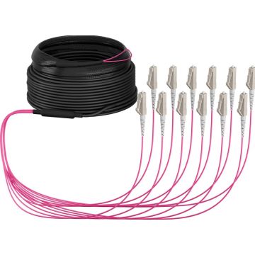 EFB Trunkkabel U-DQ(ZN)BH 12G 50/125, LC/LC OM4 70m