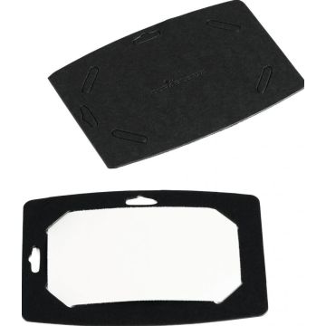DURABLE naambord 54x90mm Recycling-Papier 20Stk zwart