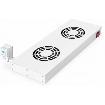 Equip Lüftermodul 19" voor Serverschränke, 4xLüfter RAL7035