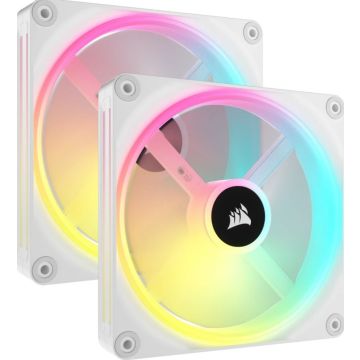 CORSAIR iCUE LINK QX140 RGB PWM Starter Kit White - Ventilator