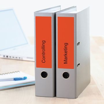 Herma 5097 Ordneretiketten rood 192x61 A4 80 st.