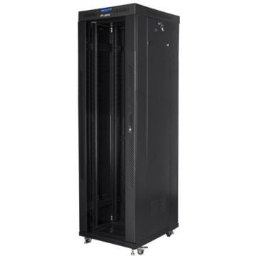 LANBERG 19" 42U 600X800 SCHWARZ GLAS TÜR LCD LANBERG RACK EI
