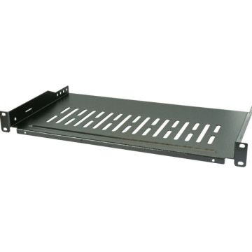 EFB 19"" 1HE Fachboden,tiefenverst.,T=250 mm,max. 10 kg,sw