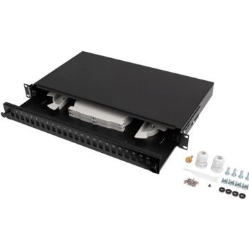 Lanberg 19" 1U FIBER PATCH PANEL 24XSC SIMPLEX/24XLC DUPLEX