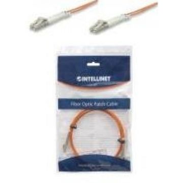 Intellinet LWL aansluitkabel LC/LC 3M Multimode OM2 oranje