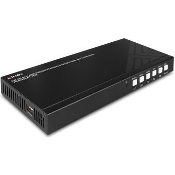 Lindy Extender Transmitter mit HDMI,DP,Typ-C Inputs HDBaseT