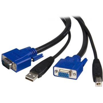 StarTech.com 3m 2-in-1 universele USB KVM kabel (SVUSB2N1) - VideoUSB kabel