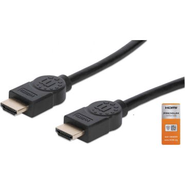 Manhattan Premium HDMI-Kabel Ethernet-kanaals 4K@60HZ 3m