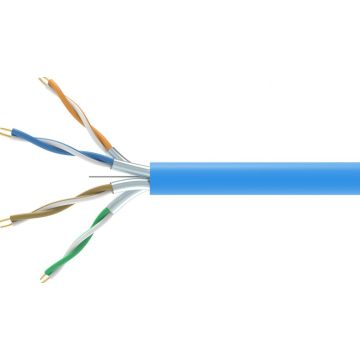 Equip Instal.Kab Cat6A U/FTP Dca 305.00m blauw LSZH