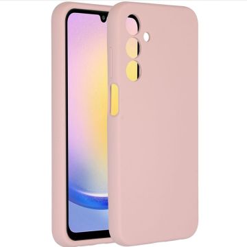 Accezz Liquid Silicone Backcover Samsung Galaxy A25 (5G) - Roze