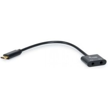 Equip Adapterkabel USB-C -> DAC- Audio St/Bu 3.5mm zwart