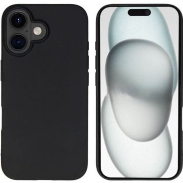 Accezz Color Backcover iPhone 16 - Zwart