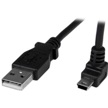 StarTech.com 1 m mini USB-kabel - A-naar-mini-B met opwaartse hoek