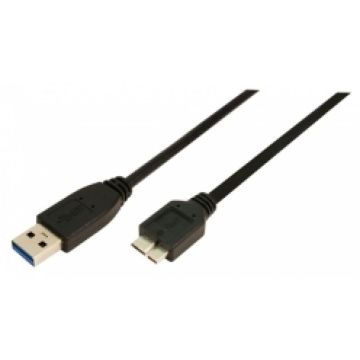 USB 3.0 Kabel LogiLink A -> micro B St/St 2.00m zw