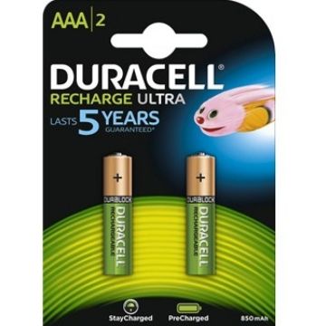 Duracell StayCharged - Batterij 2 x AAA-type NiMH (oplaadbaar) 800 mAh