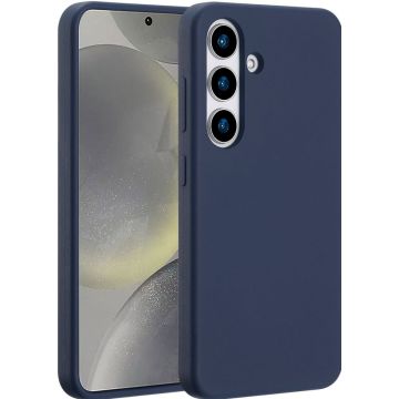 Accezz Liquid Silicone Backcover met MagSafe Samsung Galaxy S25 - Donkerblauw