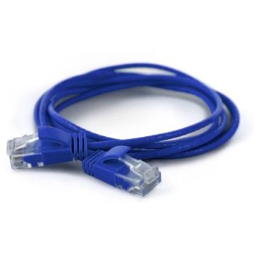 Wantec Patchkabel UTP CAT6a d=2,8mm 25,00m blauw