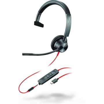 Poly Blackwire 3315 M - USB 2.0 type-C, 3,5mm Jackplug