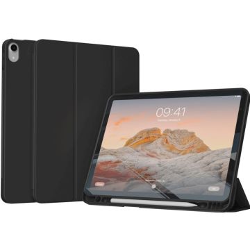 Accezz Smart Silicone Bookcase iPad 10 (2022) 10.9 inch - Zwart