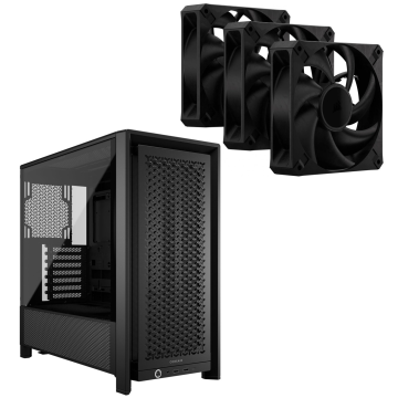 Corsair Case Combo 3 - Corsair Frame 4000D + RS120 Max 3pack