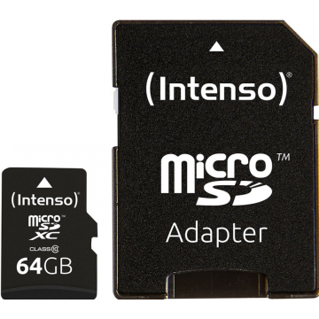 Intenso MicroSDHC 64GB - Geheugenkaart