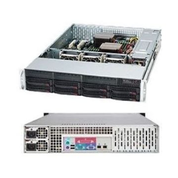 Server Geh Super Micro 2U/1x800W/8x3.5"" SC825 TQC-R802LPB