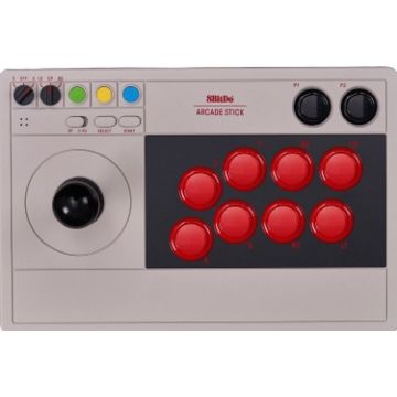 8BitDo Arcade Stick Gray - Gamepad
